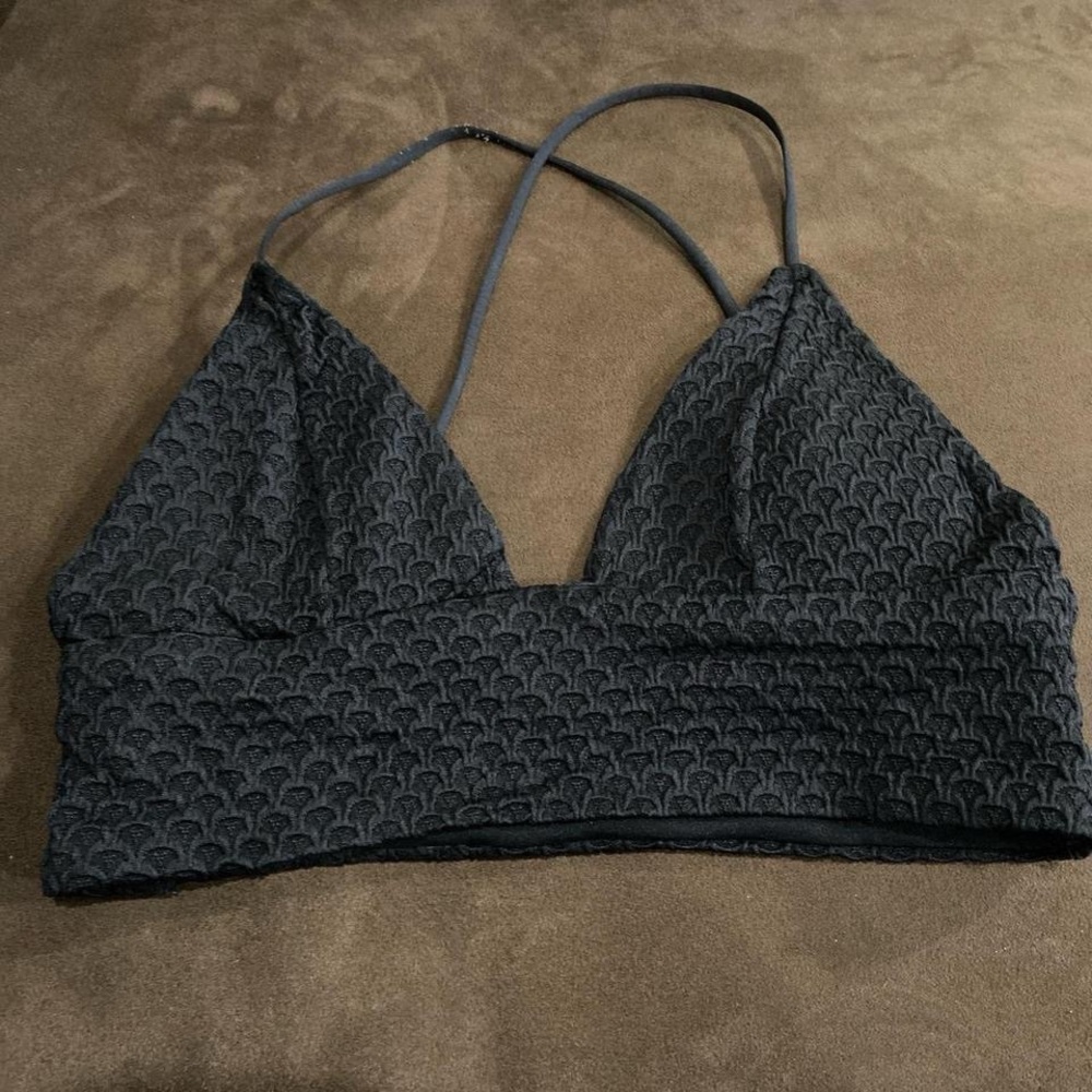 h&m black bralette top